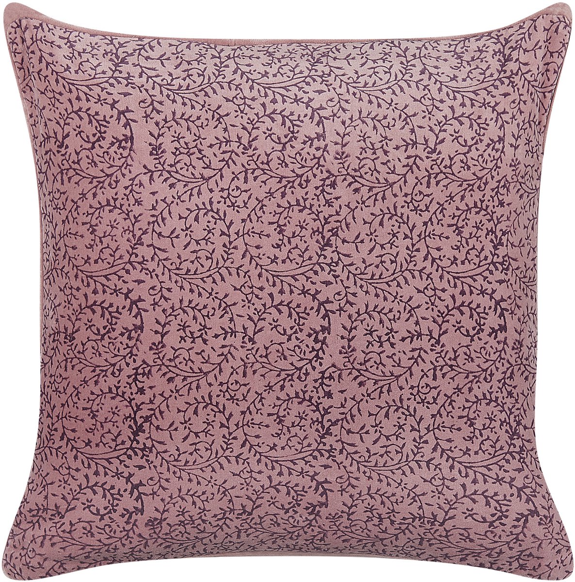Beliani ROMNEYA - Sierkussen - Roze - 45 x 45 cm - Fluweel