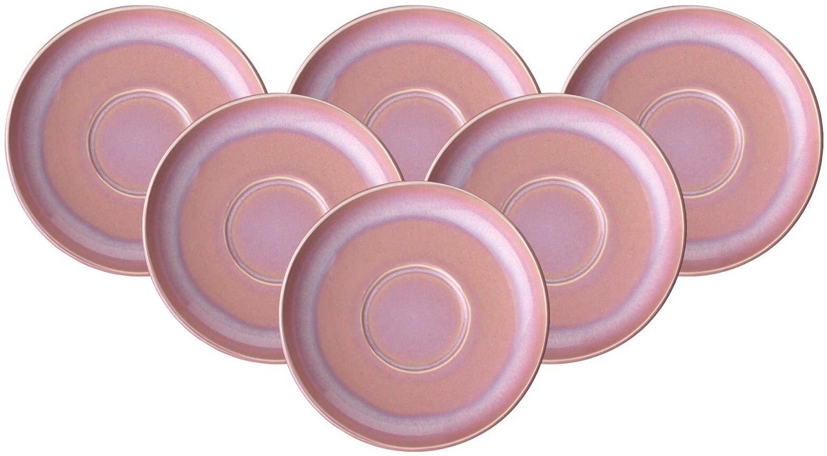Villeroy & Boch - Perlemor Coral Koffieschoteltjes 6 stuks 16cm