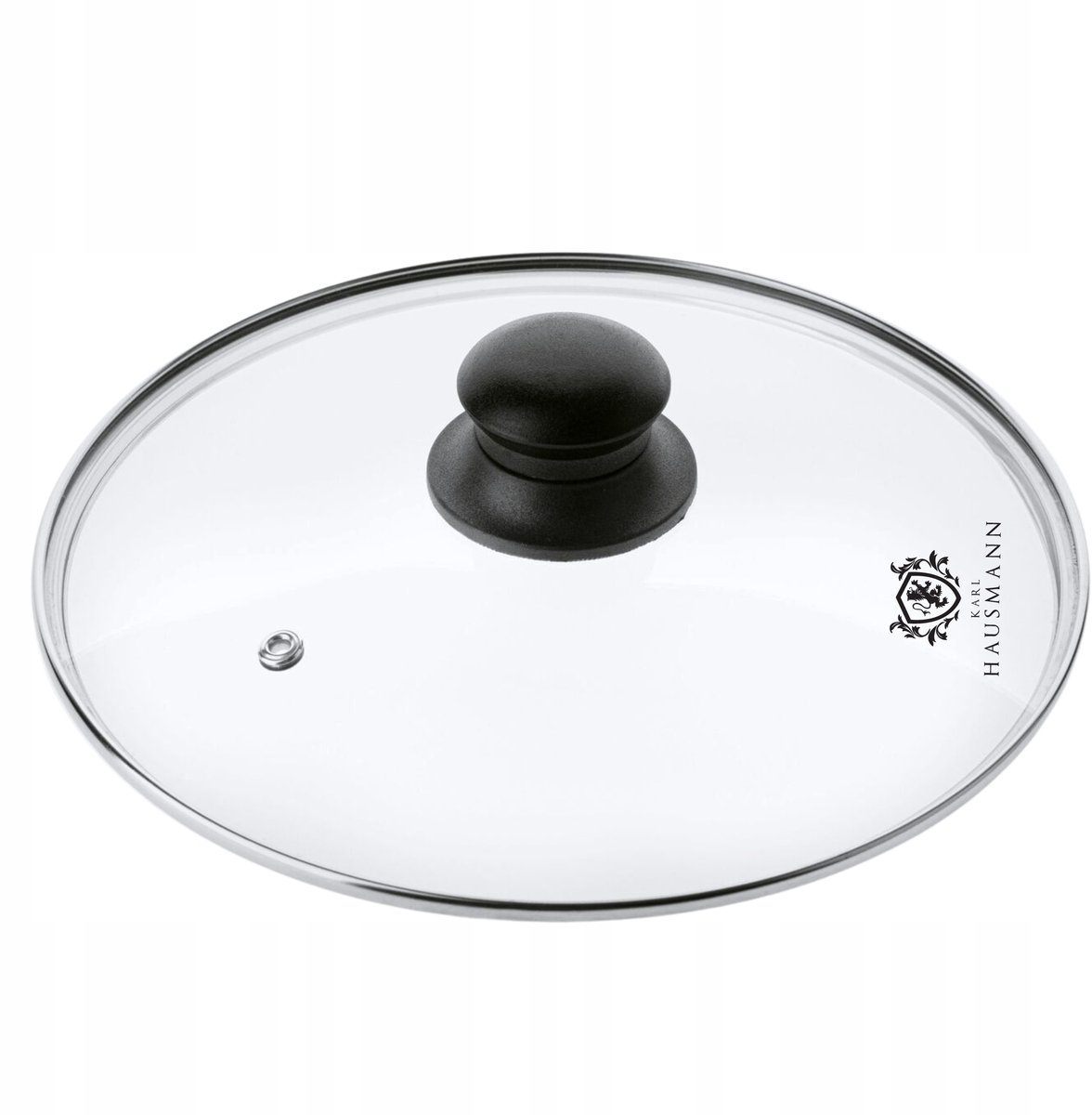 Universeel glazen pannendeksel 26cm - gehard glas - hittebestendig handvat