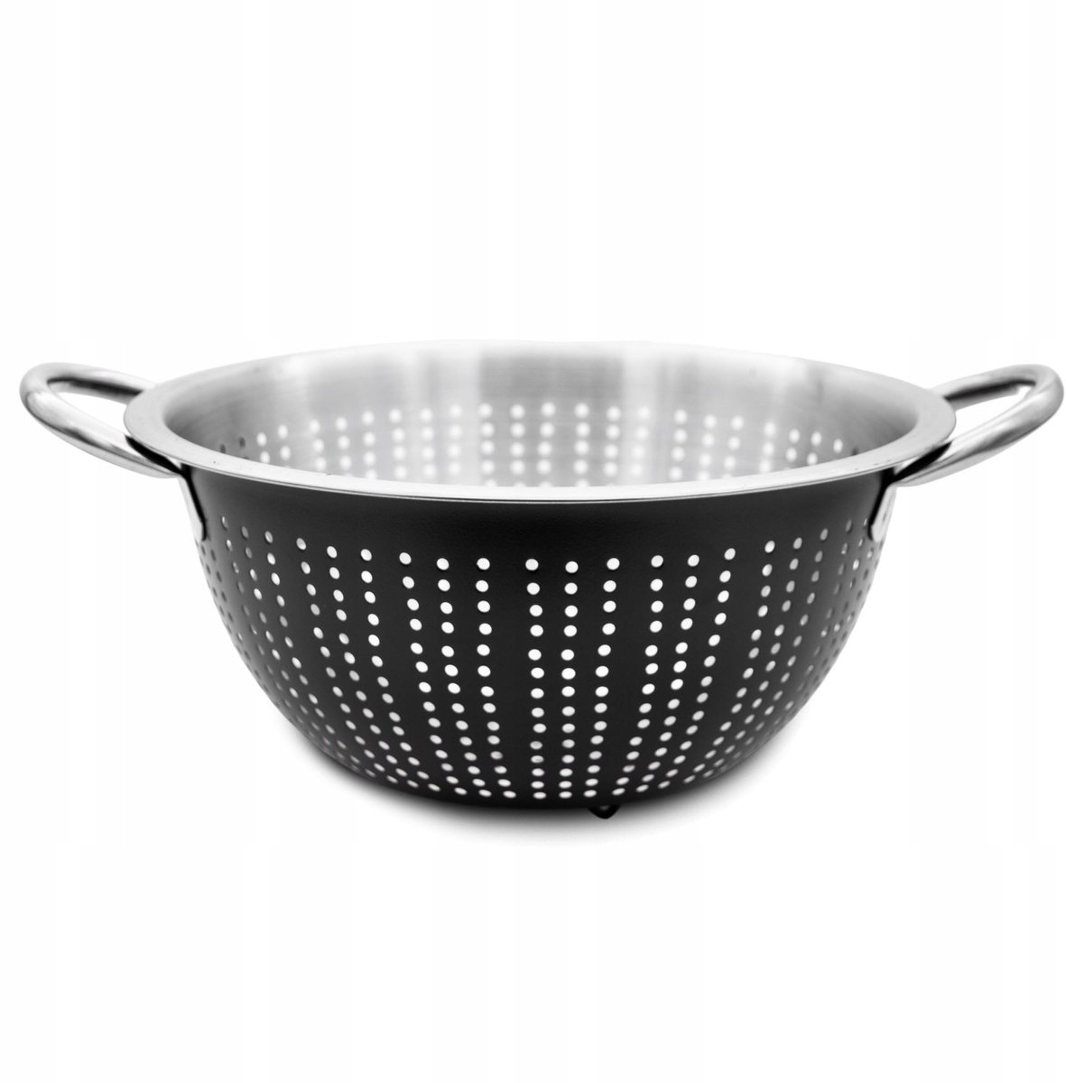 Meyerhoff Vergiet RVS Zwart Mat 24 cm met Handvatten