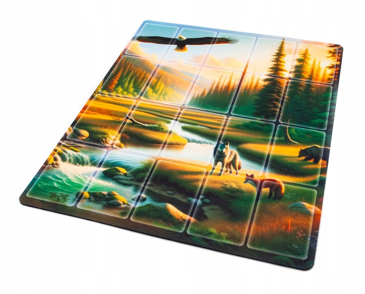 Speelmat Ekosystem - Bos, Antisliprubber, 31x38cm