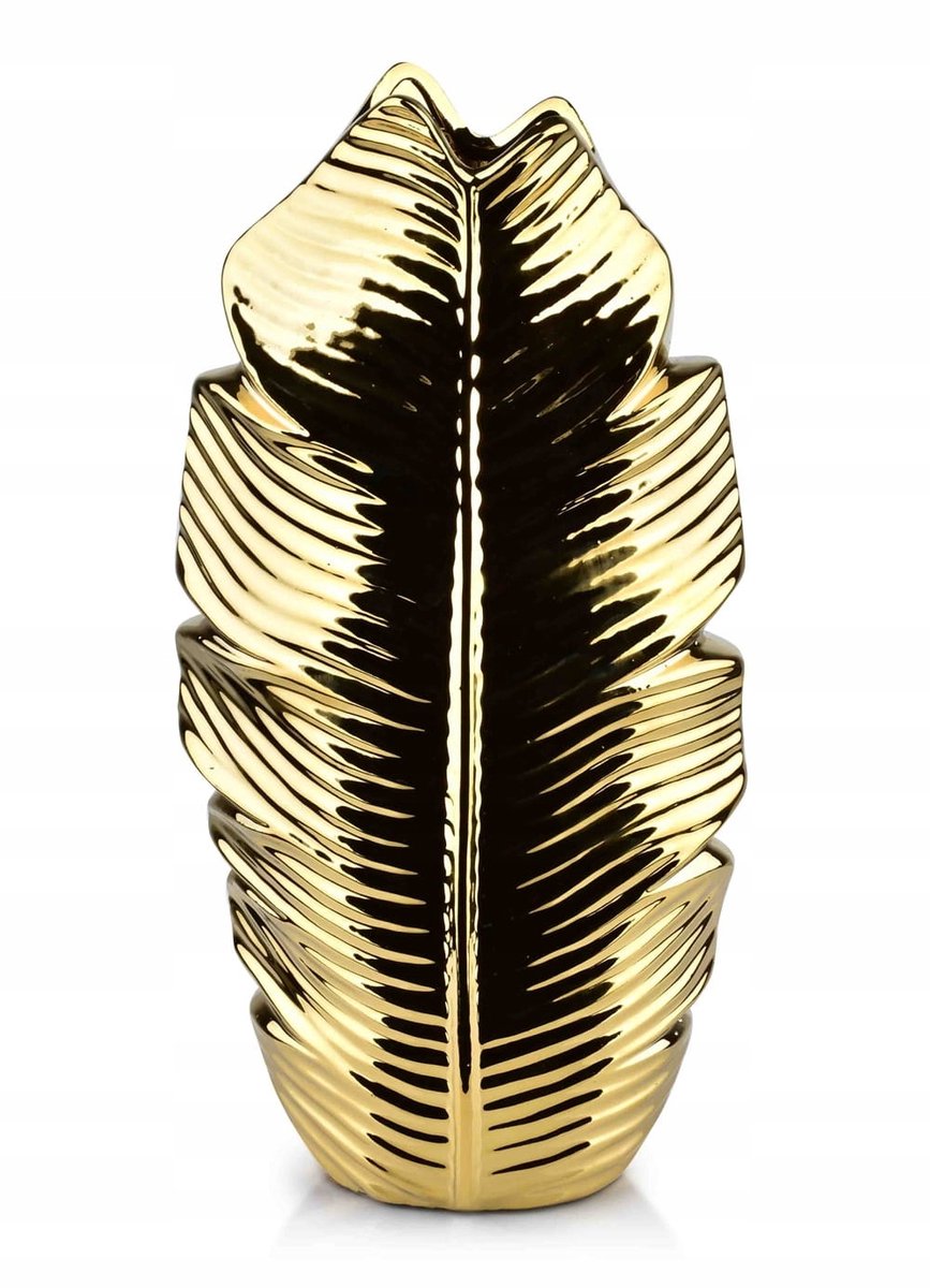 Gouden Vaas Blad Goud Decoratief 36,5 cm