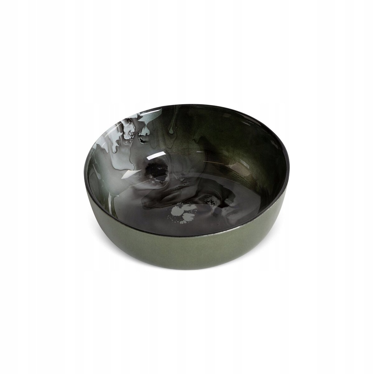 Glazen Decoratieve Kom Saba 16x6 cm Groen