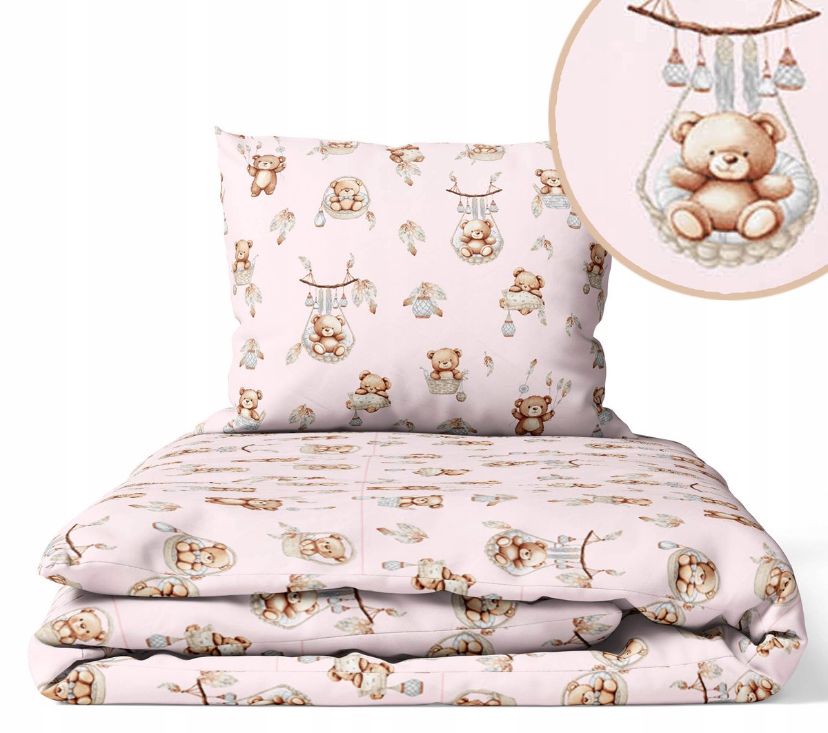 Kinderbeddengoed 120x160cm 2-delig met Berenmotief