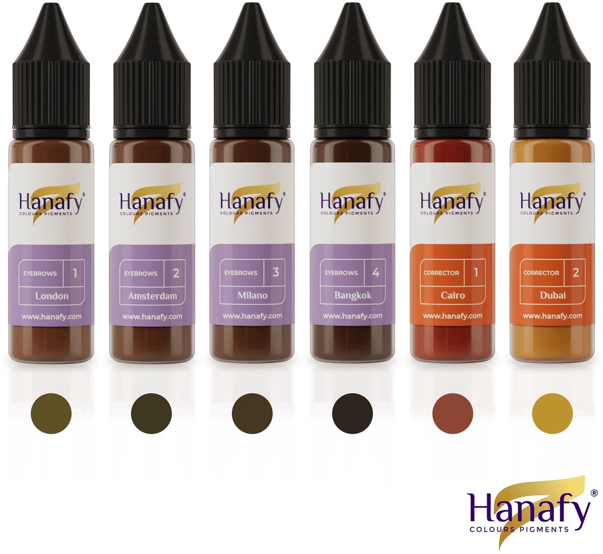 Hanafy Mineral Set – Eyebrows + Correctors