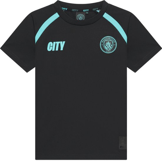 Maillot de football Manchester City Enfants - Taille 116 - Zwart - Maillot de football - Vêtements de sport - Garçons et Filles - Articles de supporter - Polyester