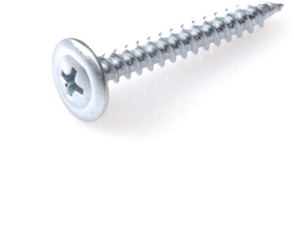 Dak & Gevel - Montageschroef zelftappend - Phillips2 - 4,2 x 45mm - Verzinkt - Voldraad (200 stuks)