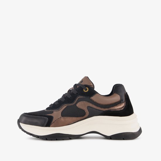 Baskets femme XX By Mexx noir marron - Pointure 37 - Semelle amovible
