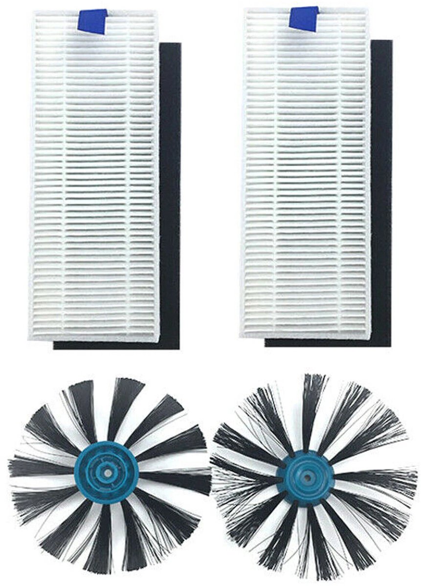 3-delige set geschikt voor Bissell EV675 stofzuiger zijborstel HEAP-filteraccessoires