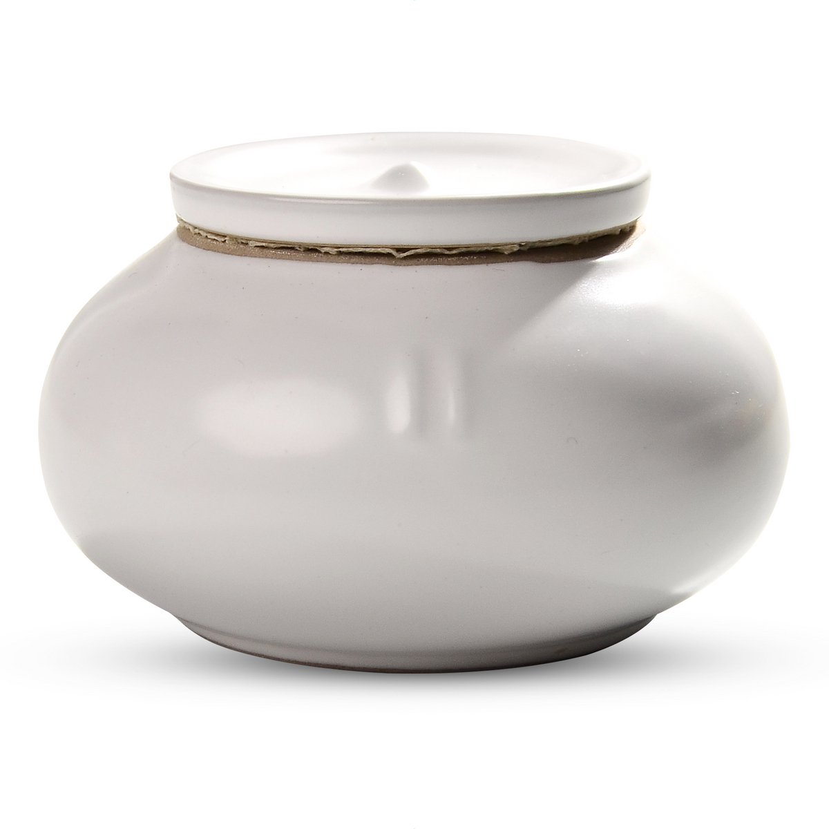 Elegante Begrafenis Urn - 170 ML - Urn - Mini Crematie Urn - As Urn - Voor Huisdieren, Honden, Katten of Menselijk As - Crematie As - Mini Urn - WIT
