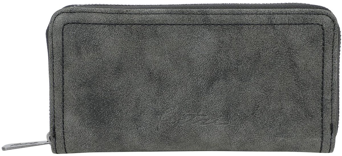 Fritzi aus Preußen portemonnee Nicky Vintage Wallet Black Idol donkergrijs