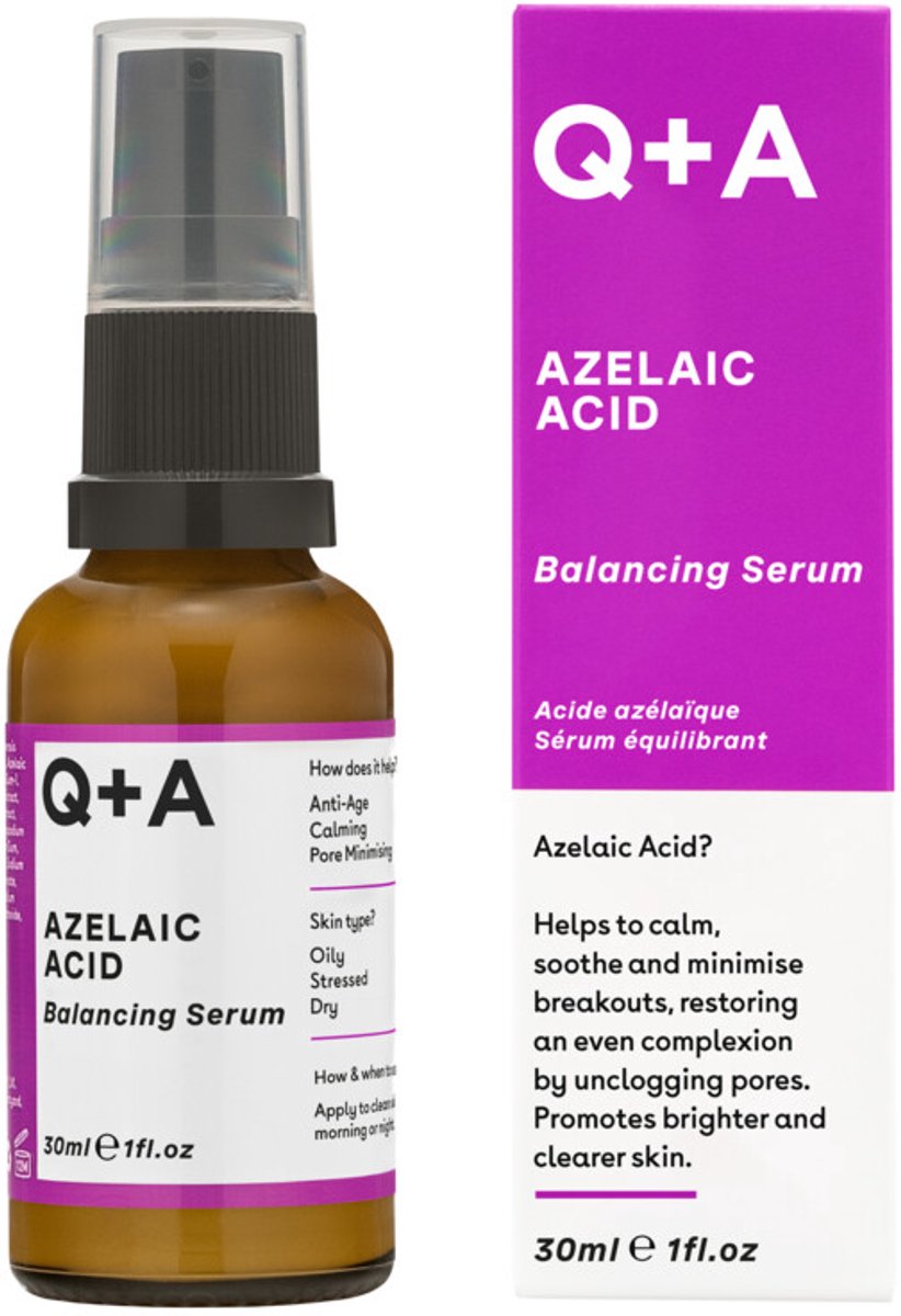 Q+A - Azelaic Acid Balancing Serum - 3 x 30 ml - Voordeelverpakking