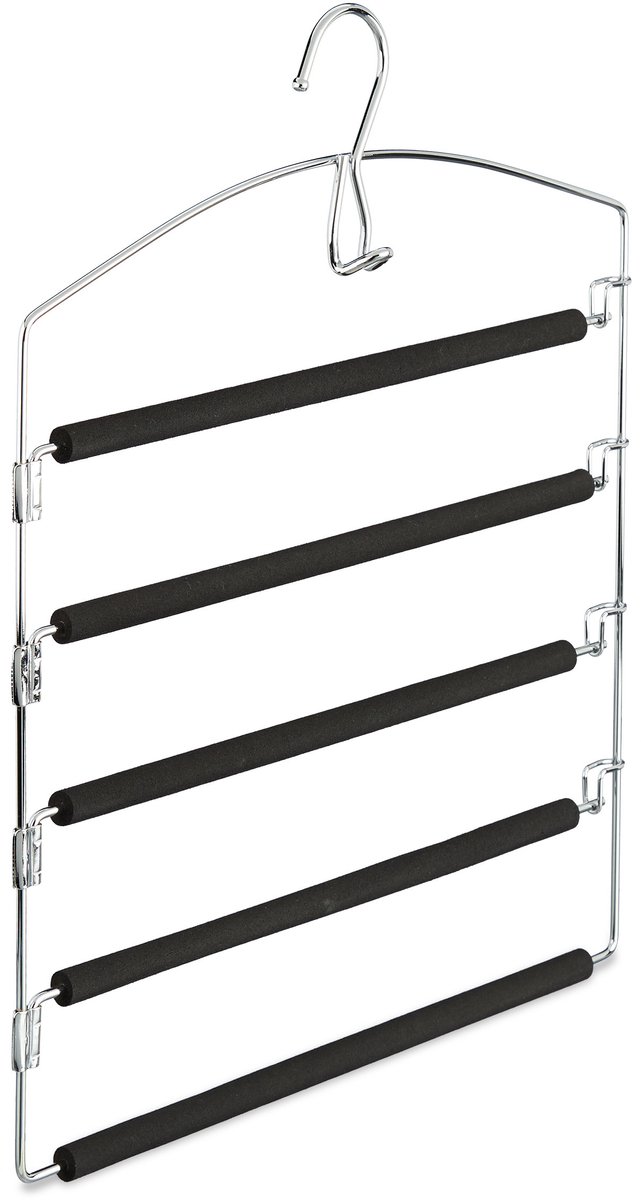10x multi broekhanger - ruimtebesparende kledinghanger - kleerhanger