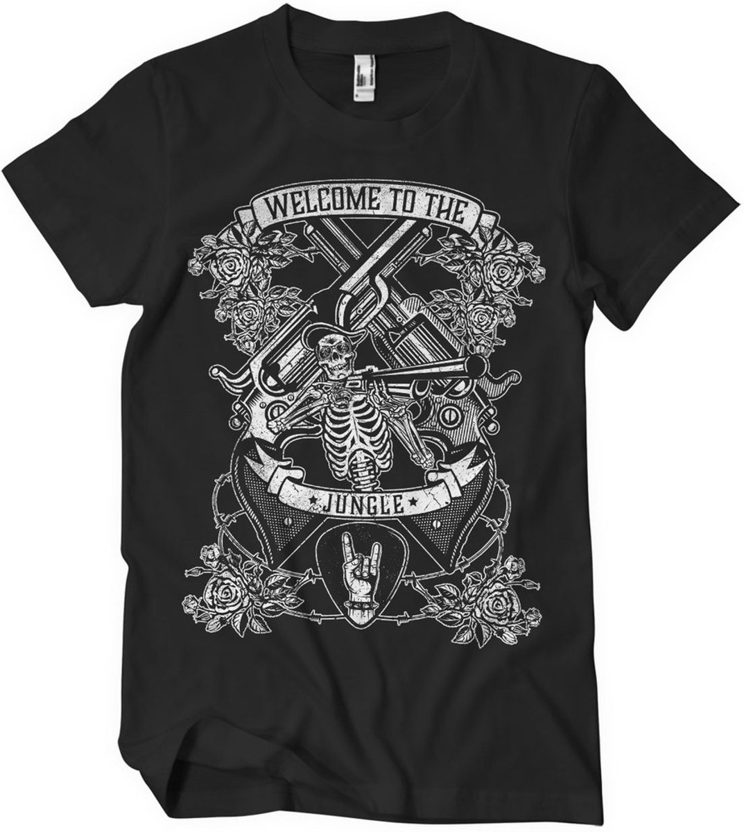 Guns & Roses Welcome To The Jungle T-Shirt Black-M
