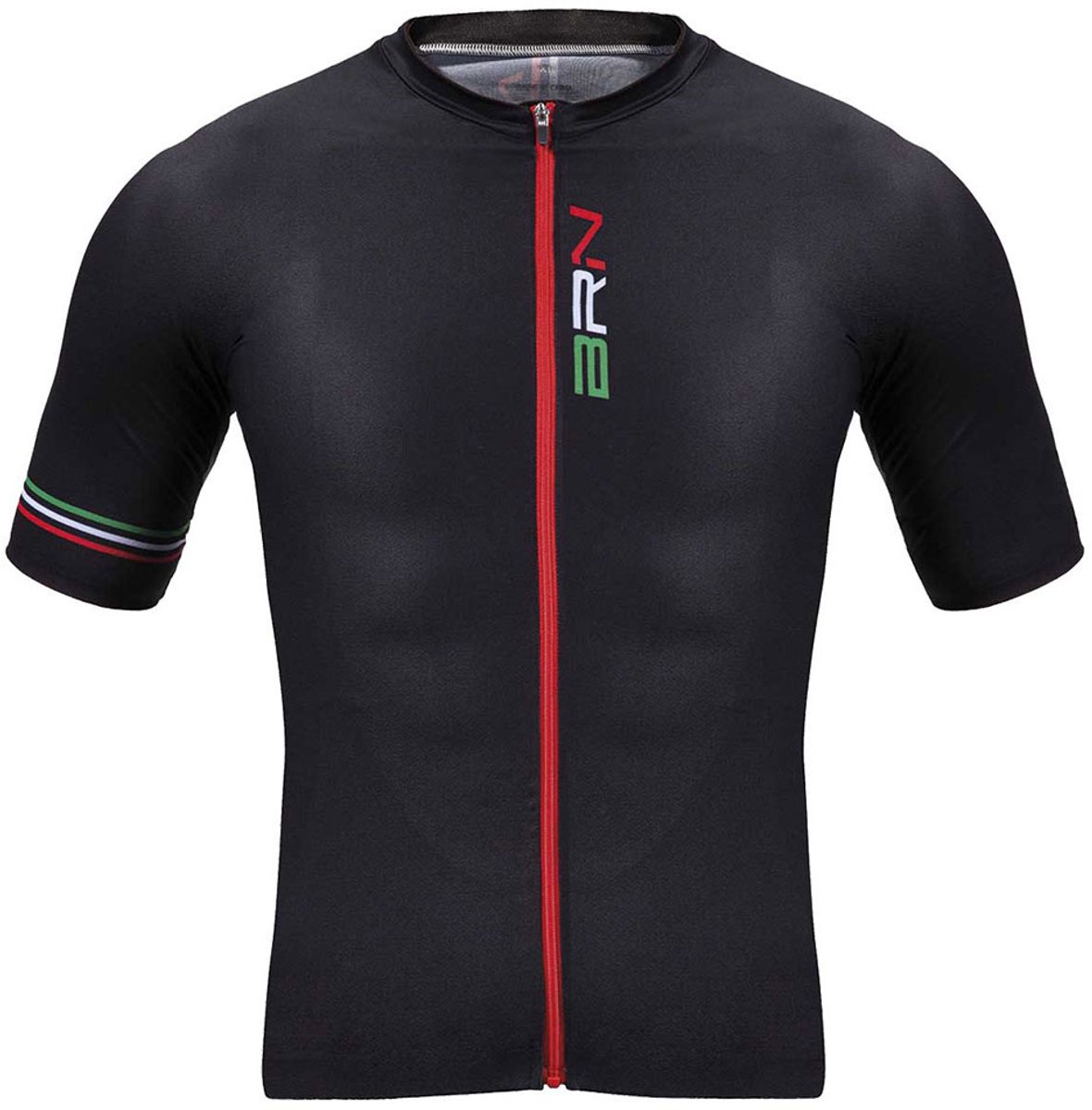 Brn Cross Korte Mouw Wielertrui Zwart 3XL Man