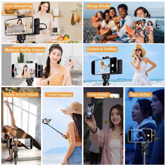 Magnetische Selfie Vlog Monitor- LIVE Content Creation UGC – Extern Scherm voor Achtercamera 4K– Livestream & Content Creation UGC