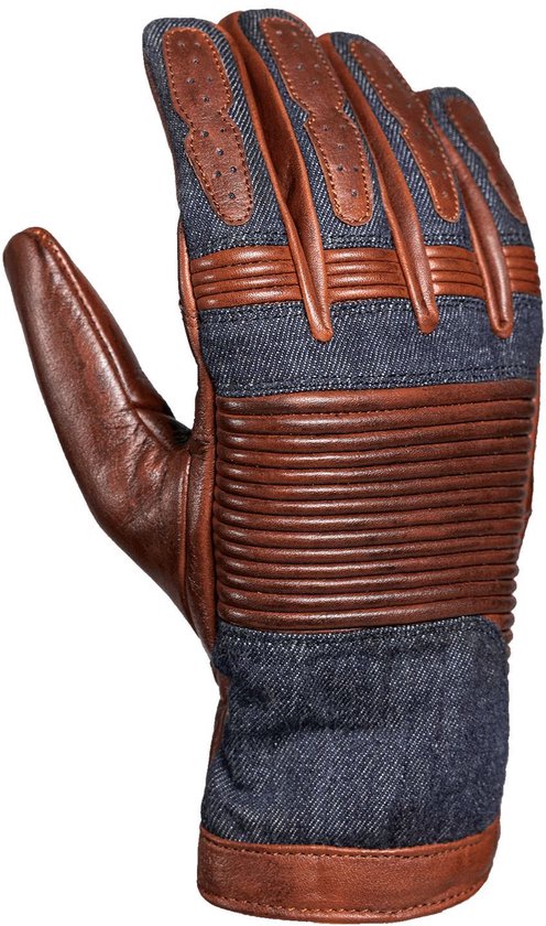 John Doe Motorrad Handshuhe Durango-XTM Brown/Jeans-XXL