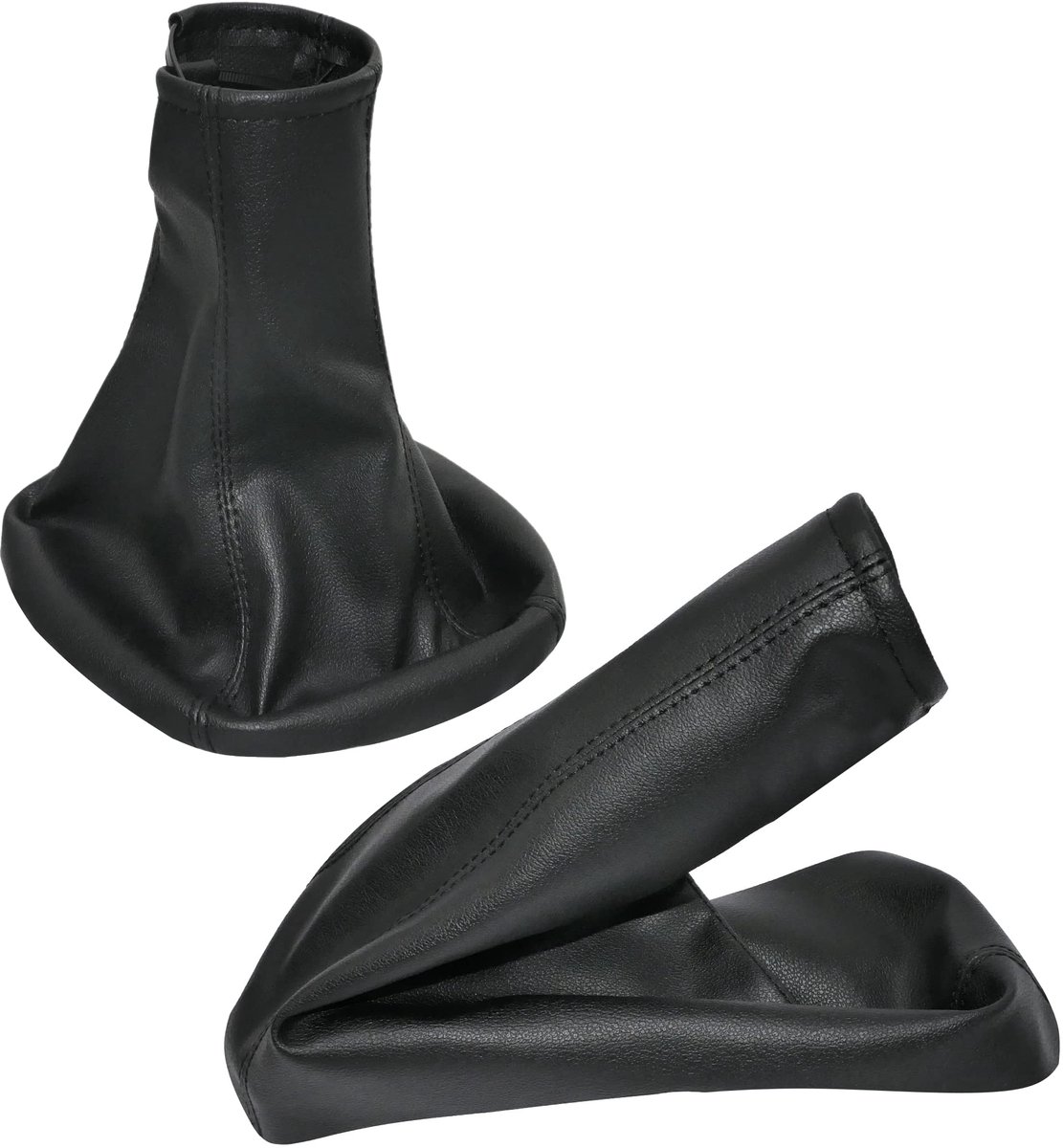 C57717 - Shift Pocket en Handrem - Opel Astra G 1998-2004 - Kleur: Zwart - Kunstleer