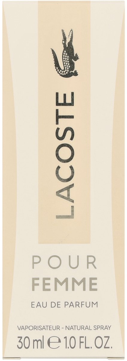 Lacoste pour femme eau de parfum spray 30 ml