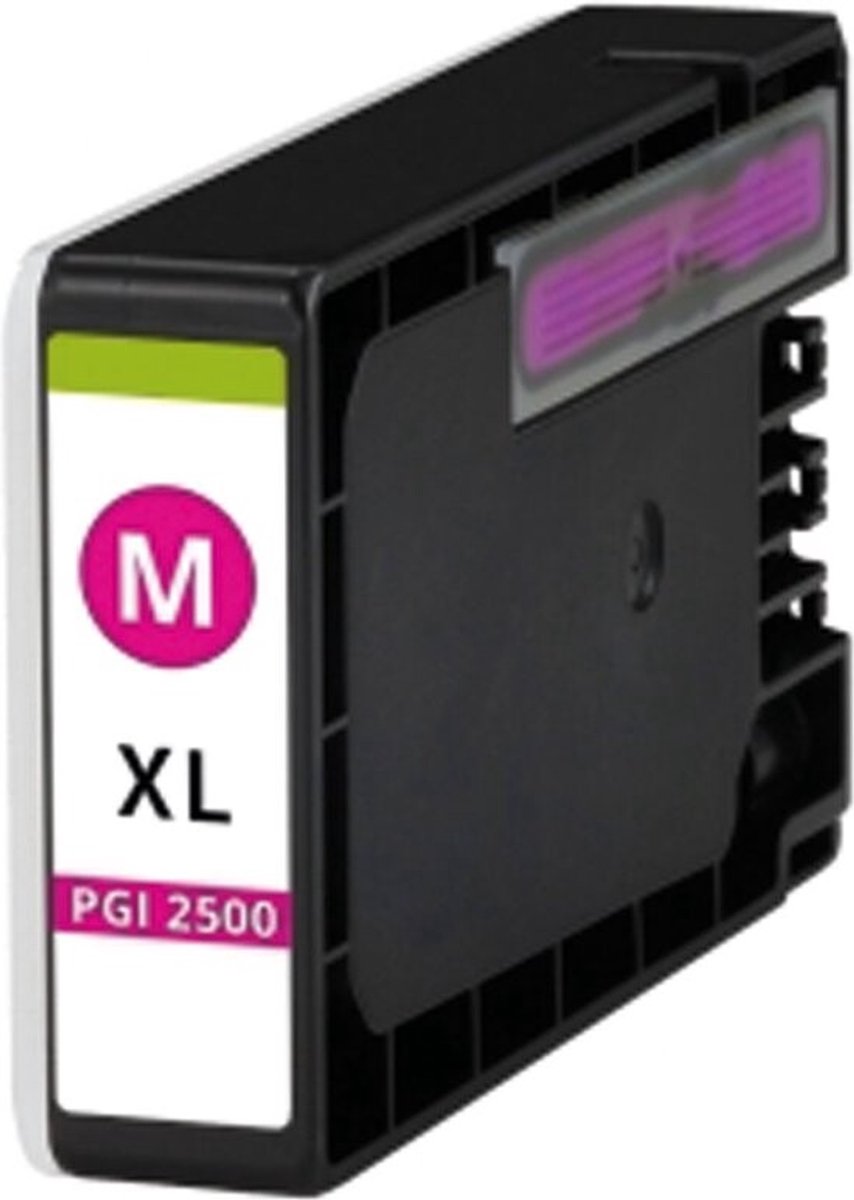 PGI-2500 Magenta - Huismerk inktcartridge compatible met Canon MAXIFY iB4050 / Canon MAXIFY iB4150 / Canon Maxify MB 5150 / Canon MAXIFY MB 5155 / Canon Maxify MB 5450 / Canon MAXIFY MB 5455 / Canon MAXIFY MB5050 / Canon MAXIFY MB5350