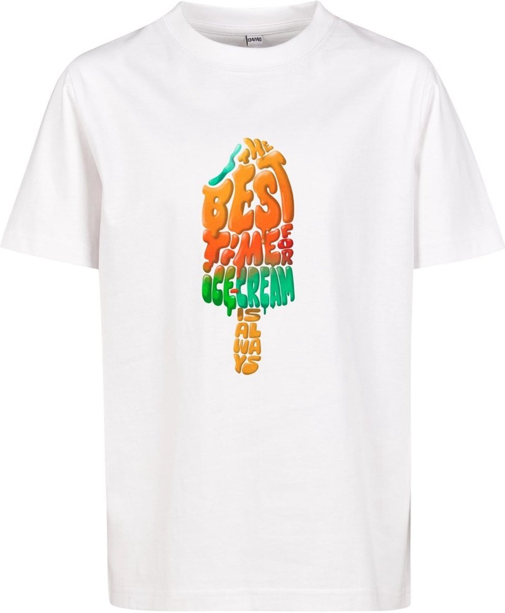 Mister Tee Kids Ice Kinder T-shirt Kids 134/140 Wit
