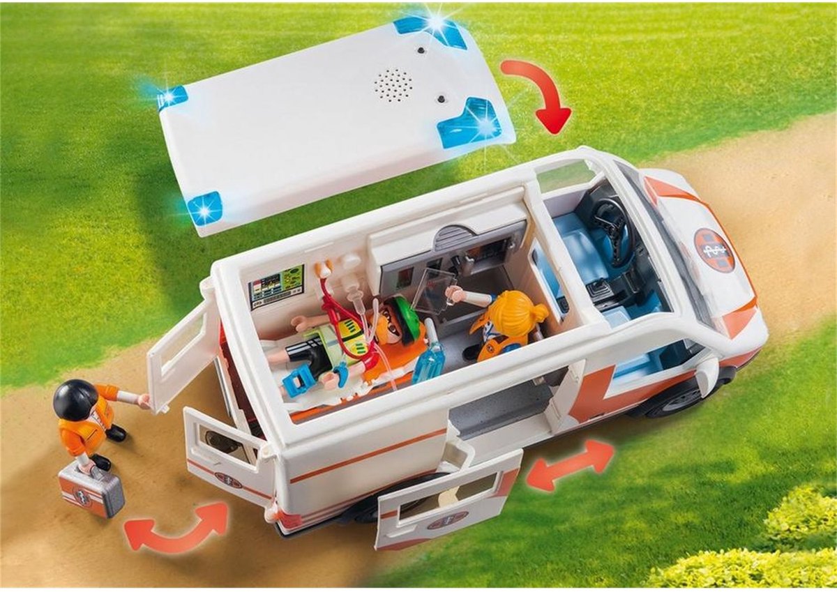 PLAYMOBIL City Life Ambulance en ambulanciers - 70049 — afbeelding 12