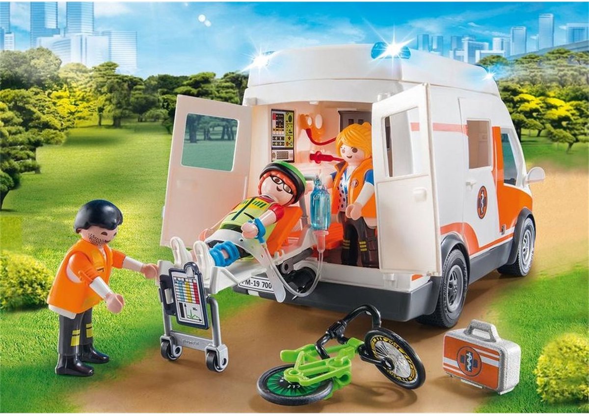 PLAYMOBIL City Life Ambulance en ambulanciers - 70049 — afbeelding 13