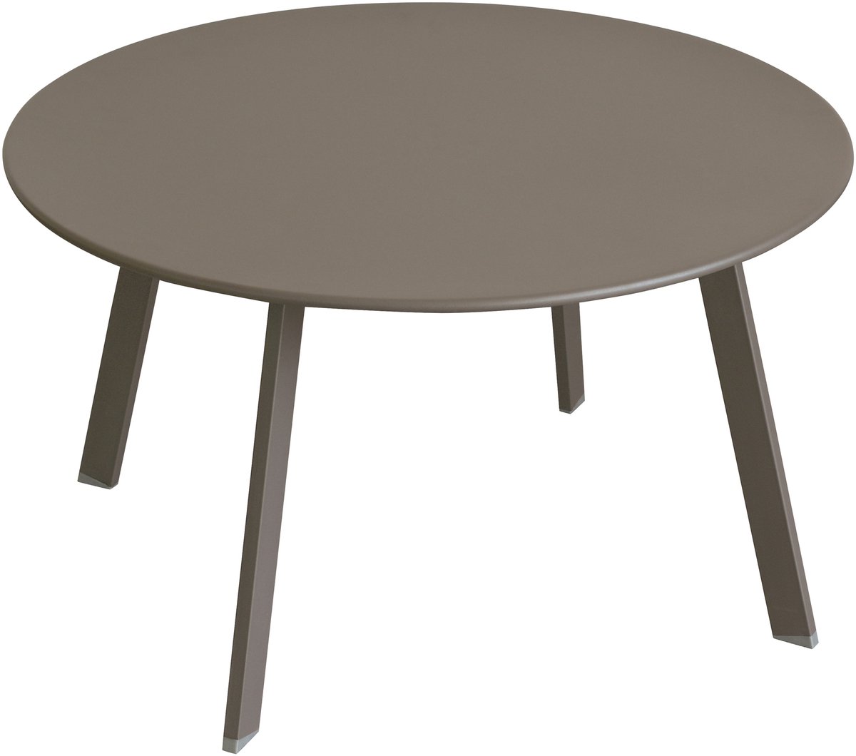 Hesperide Bijzettafel - Buiten - Tafel - 70X39.5cm - Rond - Salontafel - Staal - Buitentafel - Tuintafel - Bruin - SAONA