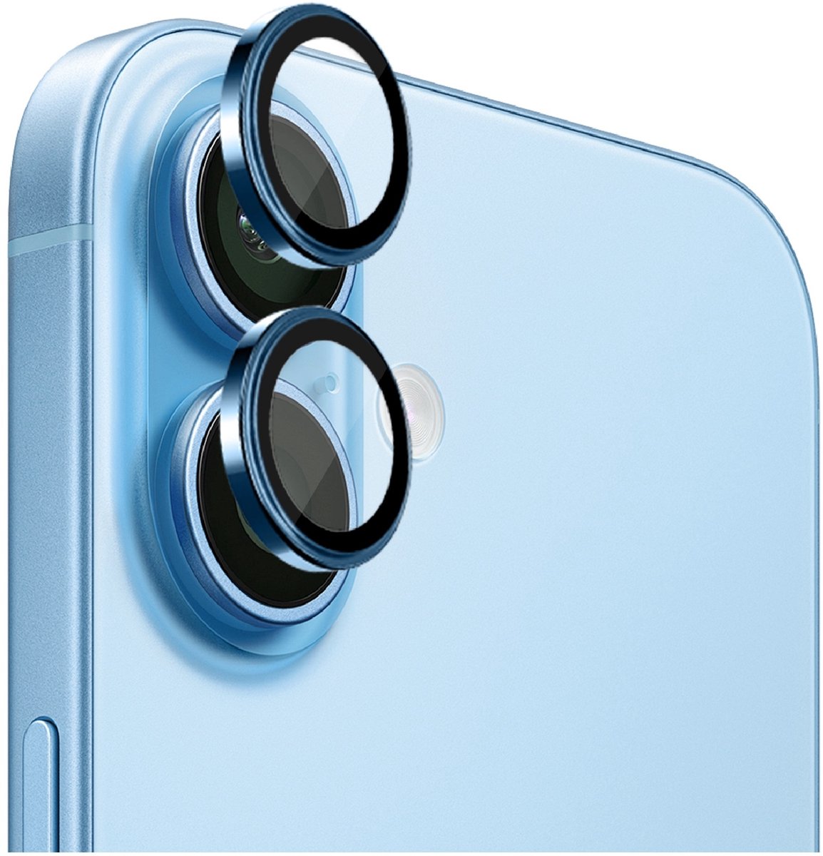 Camera Lens Screen Protector Geschikt voor iPhone 17 Licht Blauw - Screenprotector - Camera Protector iPhone 17
