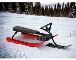 HAMAX Downhill Ski-Slee - Slee met stuur en rem - Gebruiksvriendelijk