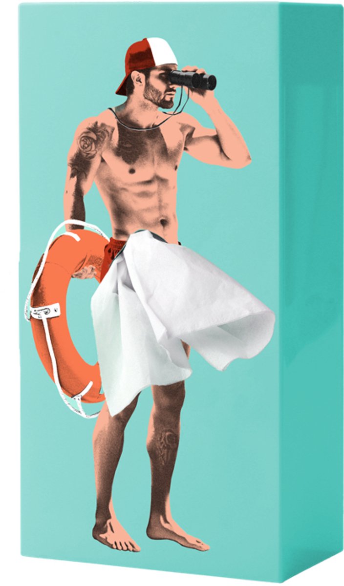 Spextrum Tissuehouder Tissue Up Boy - Blauw