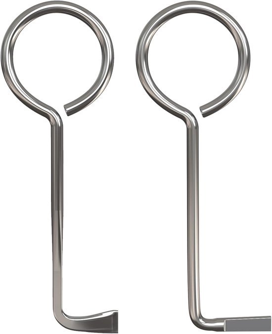 Aluminium optrekladder 2x15 sporten, STABILO 133847