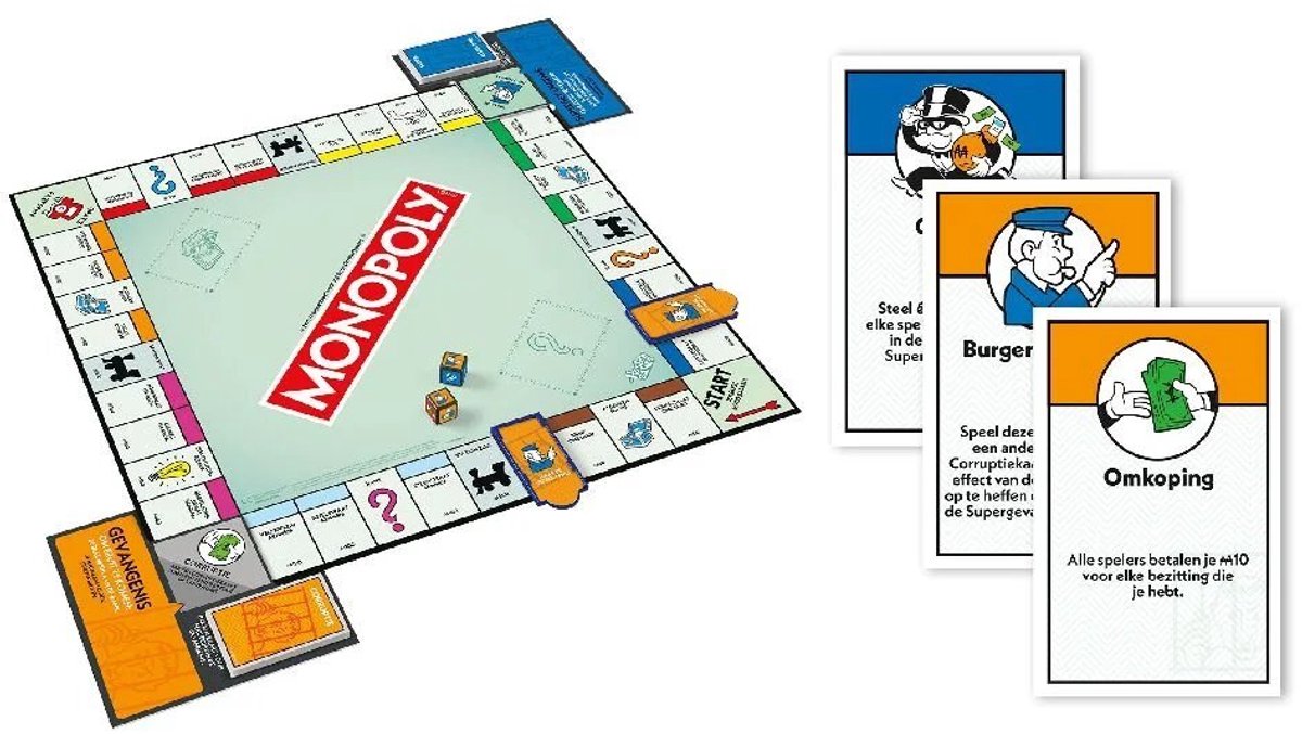 Monopoly Naar de gevangenis - Uitbreiding voor Monopoly - Gezelschapsspel — afbeelding 6