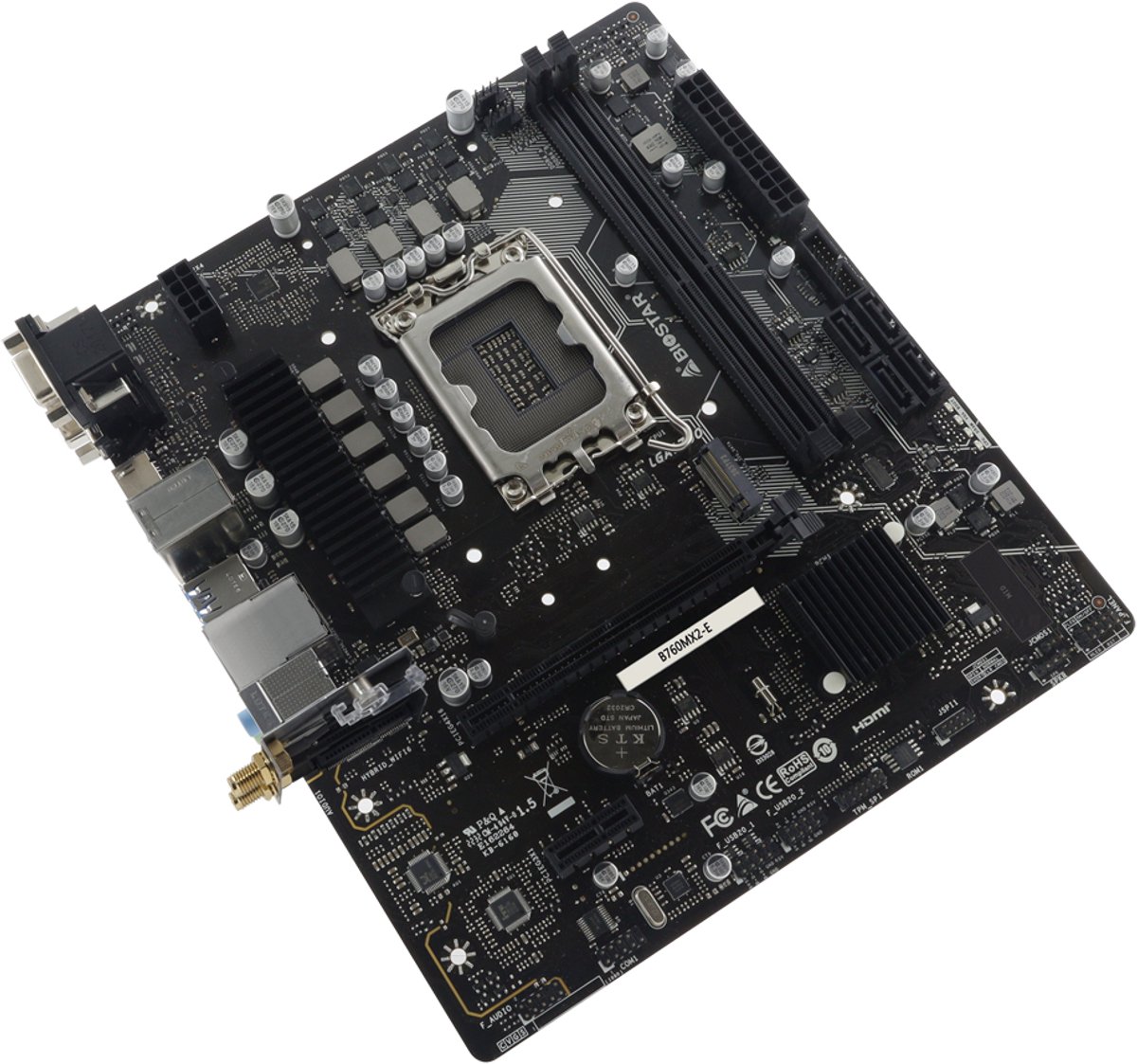 Biostar B760Mx2-E Moederbord Intel B760 Lga 1700 Micro Atx - afbeelding 5