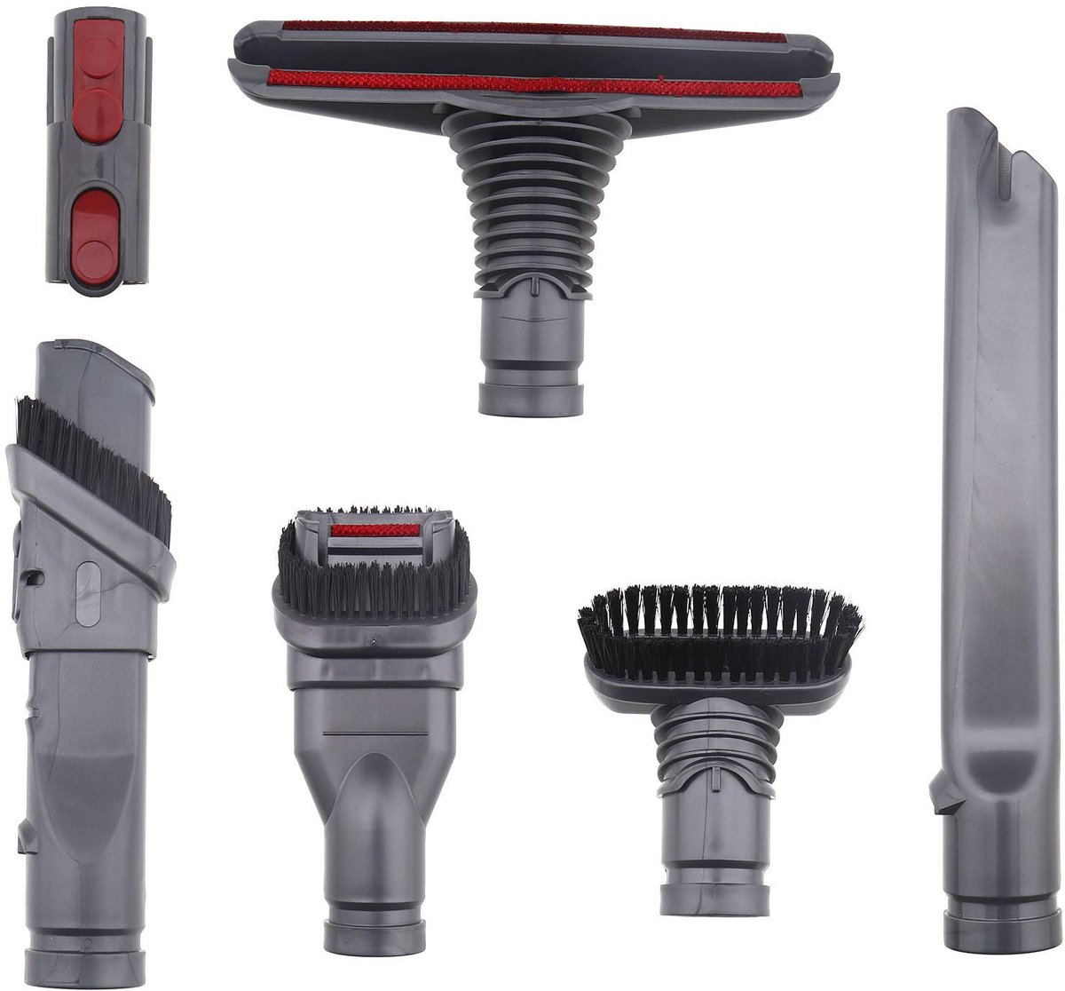 Dyson Stofzuiger Borstels Kit - Grijs - Compatibel met V6 V7 V8 V10