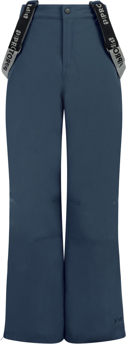 Protest Spikety Skibroek Jongens Afneembare schouderbanden Waterkolom 10K Marineblauw
