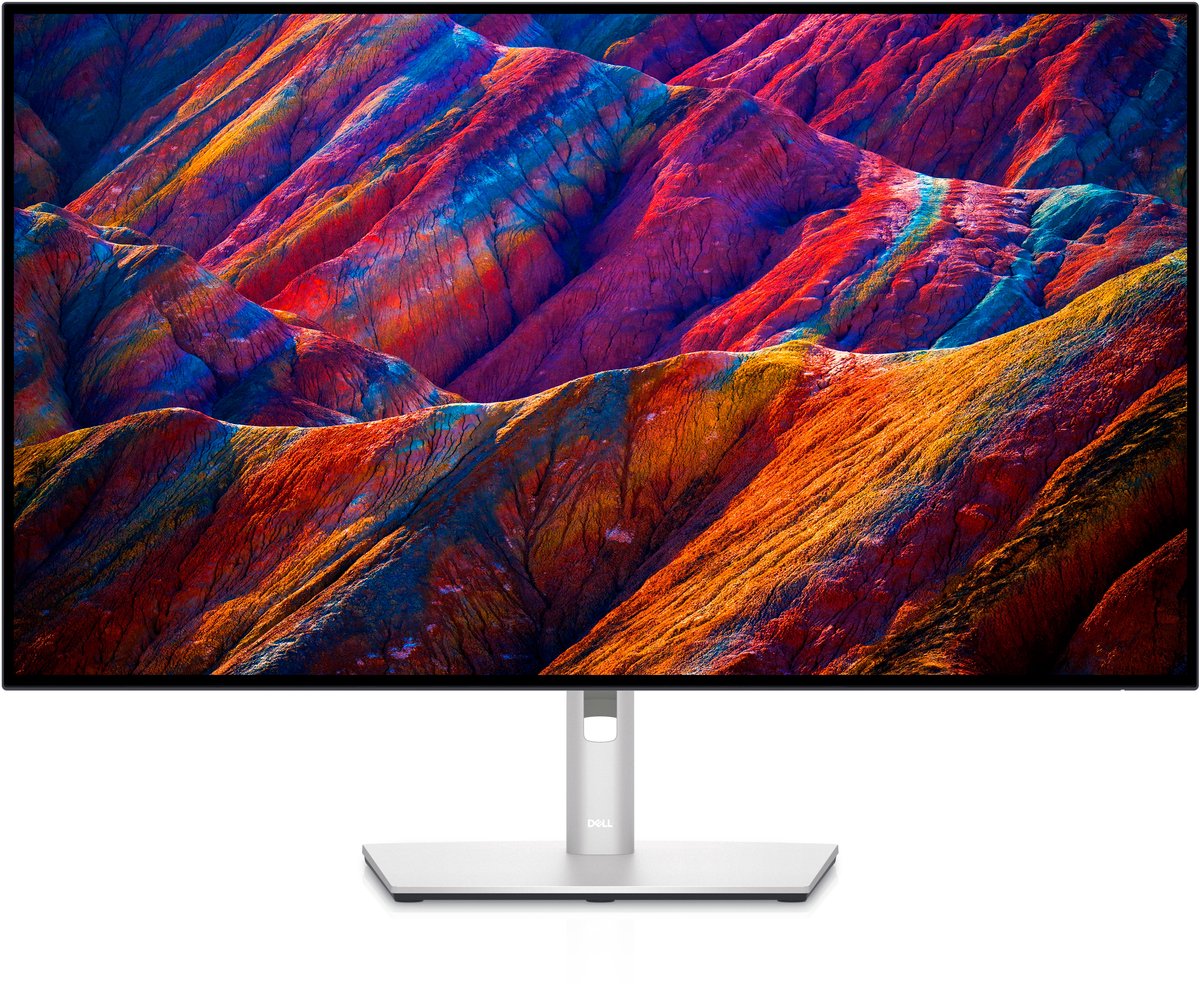 DELL UltraSharp U3223QE computer monitor 80 cm (31.5") 3840 x 2160 Pixels 4K Ultra HD LCD Zilver