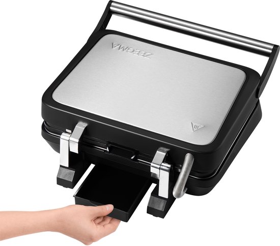 ZEEGMA Grill Chef 3.0 Elektrische Contactgrill 2000W, 4 Automatische