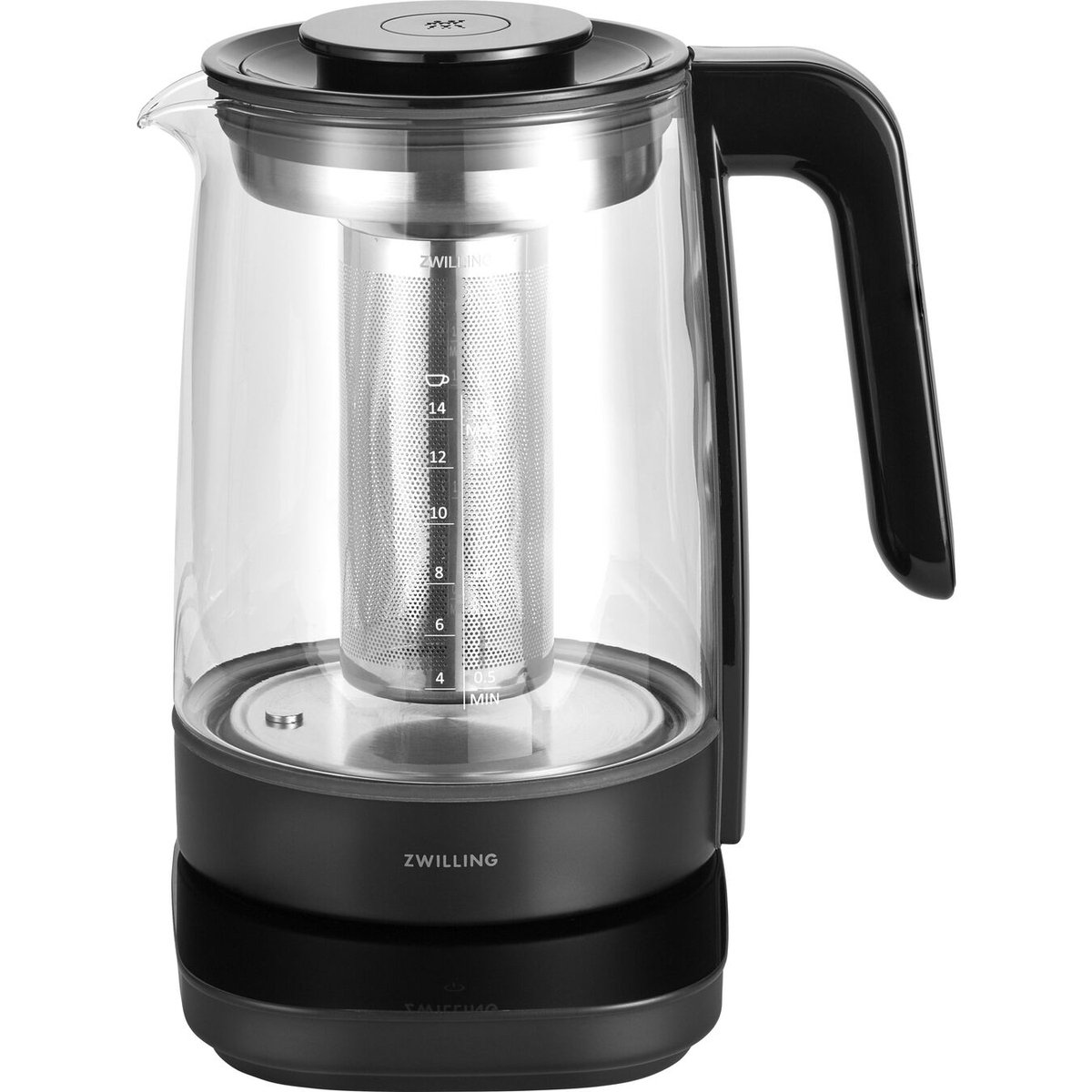 Zwilling Enfinigy Zwart Waterkoker, glas