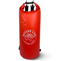 Rugged Life™ 30L Waterdichte Tas - Waterproof Dry Bag - Opbergzak - Outdoor Tas – Rugtas - Strandtas - Rood