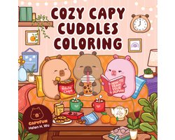 Cozy Capy Coloring- Cozy Capy Cuddles Coloring