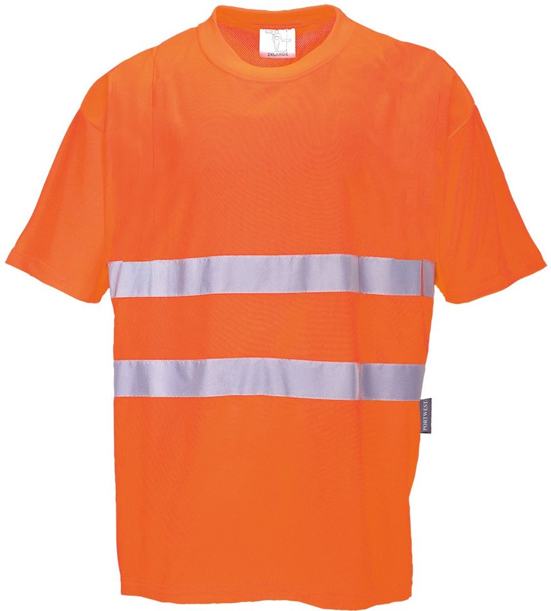 Portwest Katoen Comfort T-Shirt S172 - Oranje - M