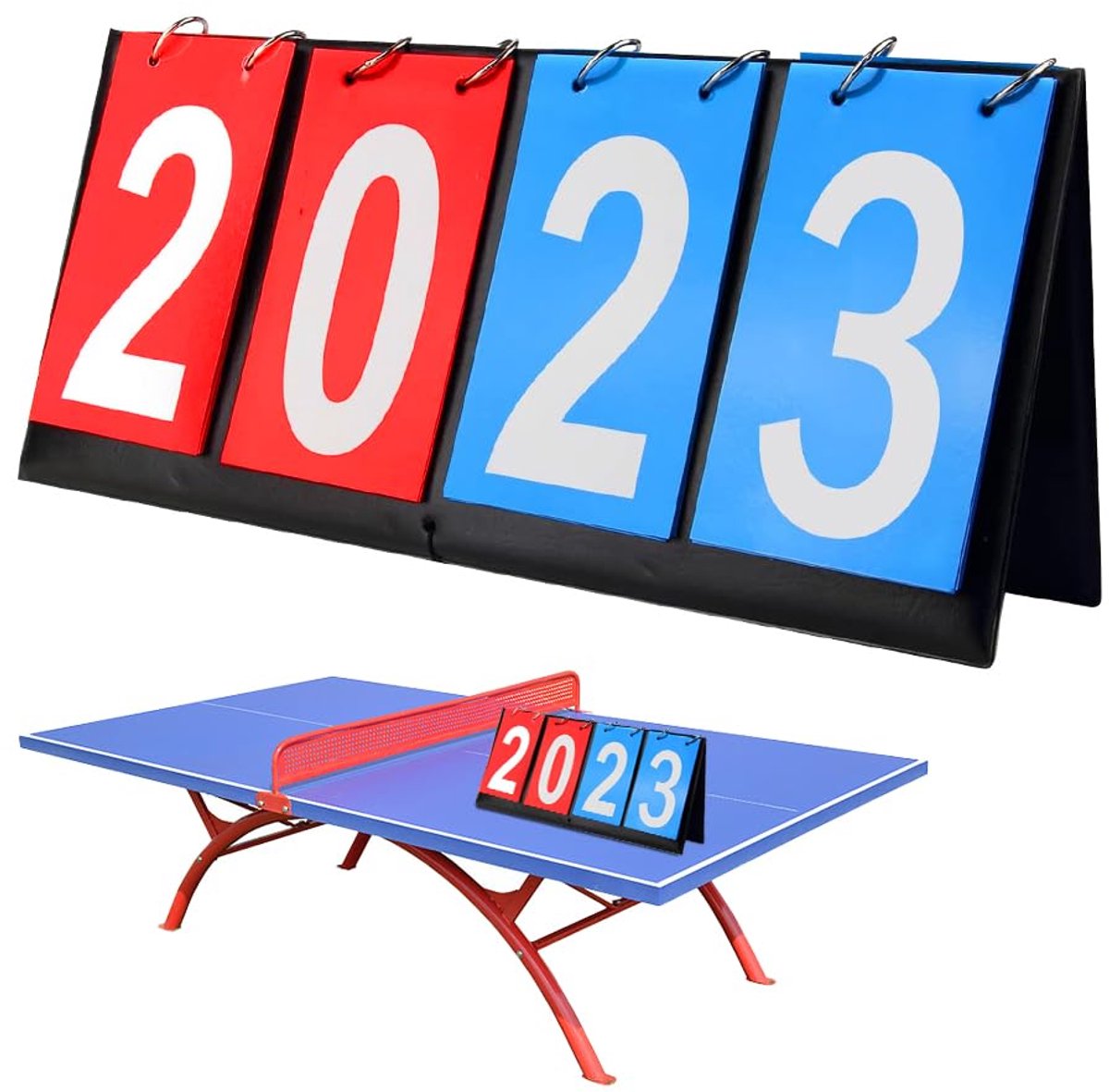 Digitale Scorekeeper - Compact en Duidelijk - 1 stuk - Blauw/Rood