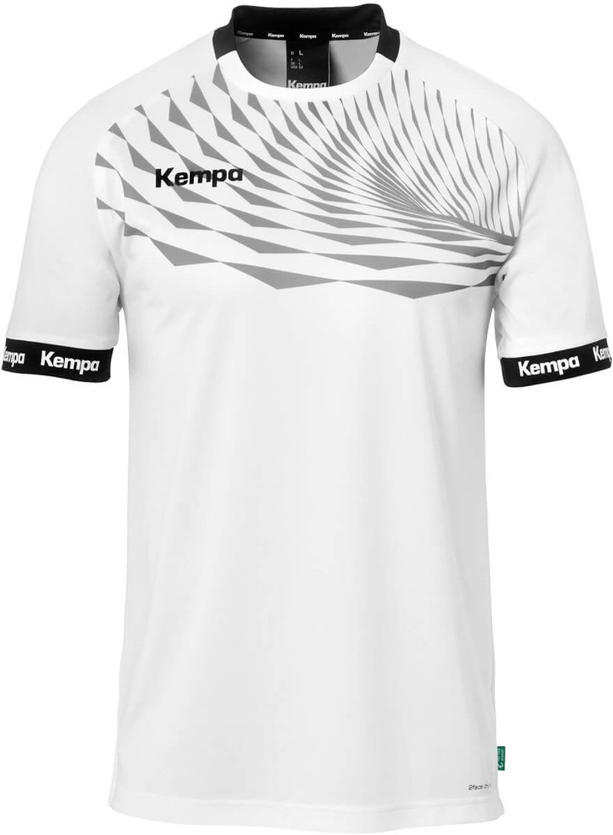 Kempa Sportshirt Wave 26 Shirt 2003654 Weiß/Grau-XXL