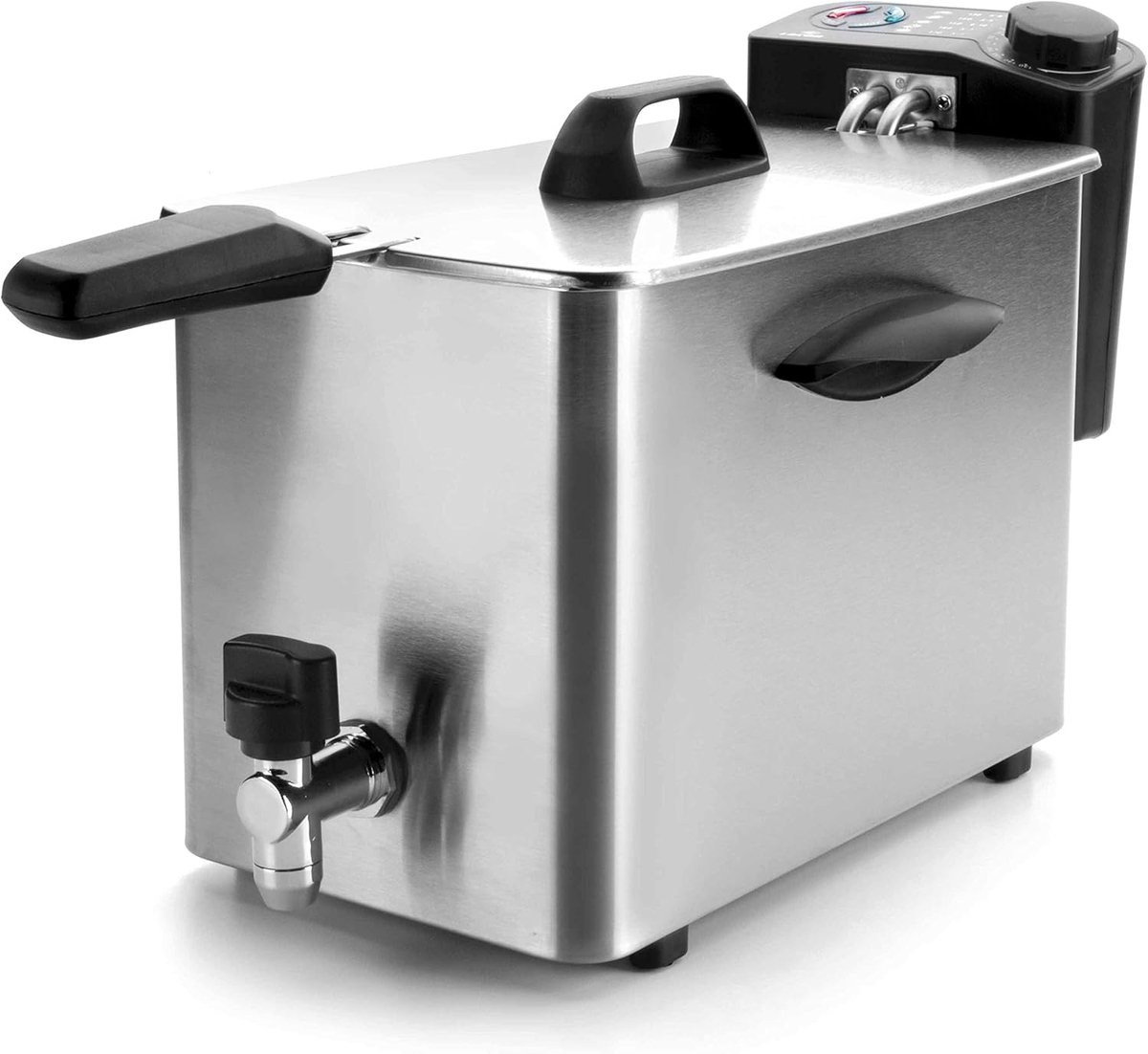 Elektrische Friteuse 4L - 2500W Krachtige Fryer voor Thuis en Professioneel Gebruik