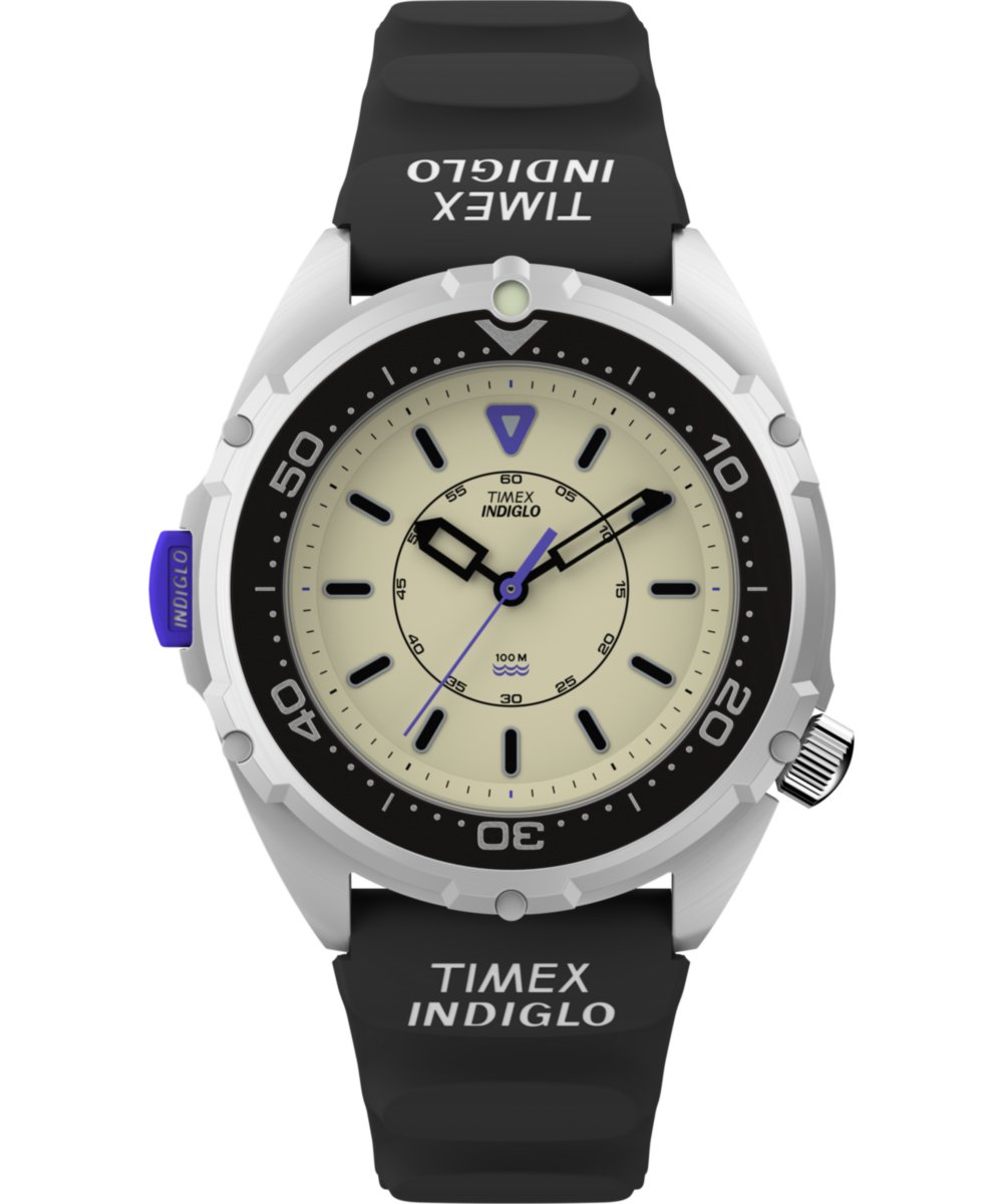 Timex Dimepiece TW2Y48000 Horloge - Siliconen - Zwart - Ø 36 mm