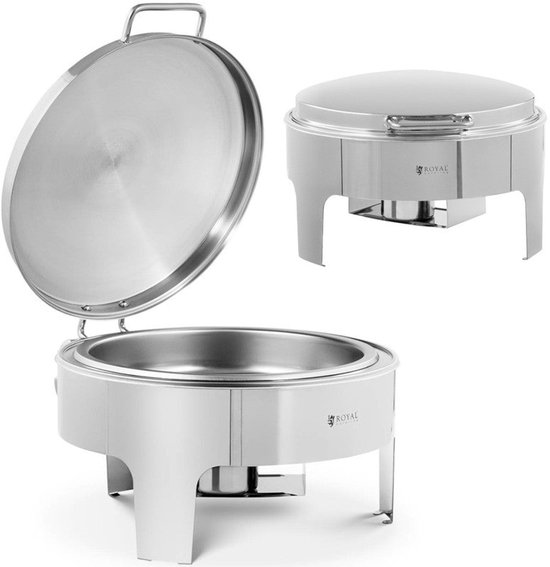 Royal Catering Placa de Aquecimento 600 W Inox 100 cm - RCHP-600E