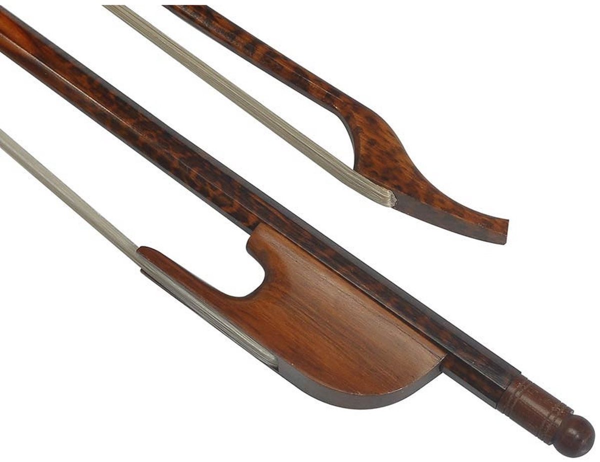 ELS BBA-50 baroque strijkstok altviool, snakewood, snakewood frog and button