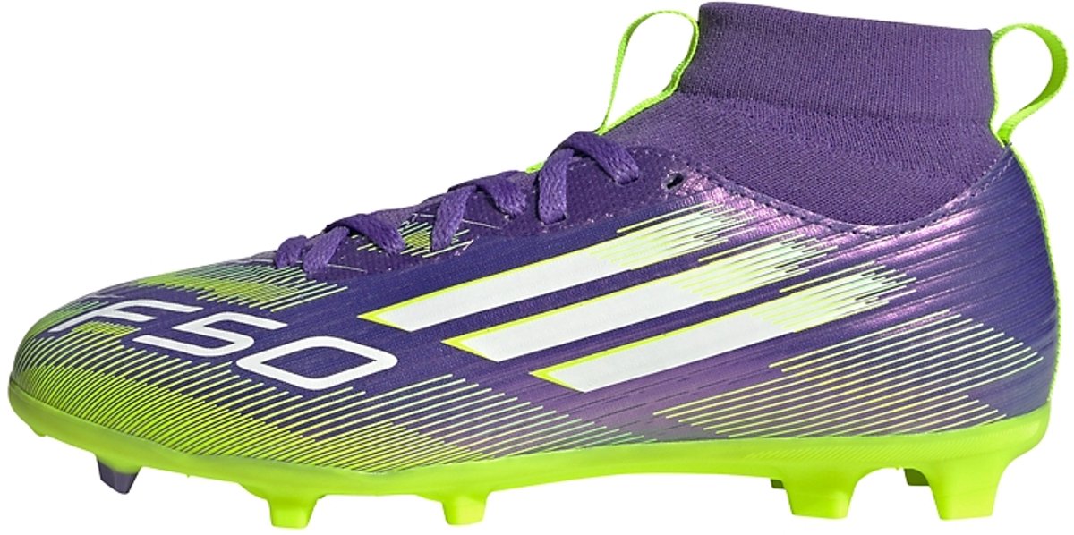 adidas Performance F50 League Mid Firm/Multi-Ground Voetbalschoenen Kids - Kinderen - Paars