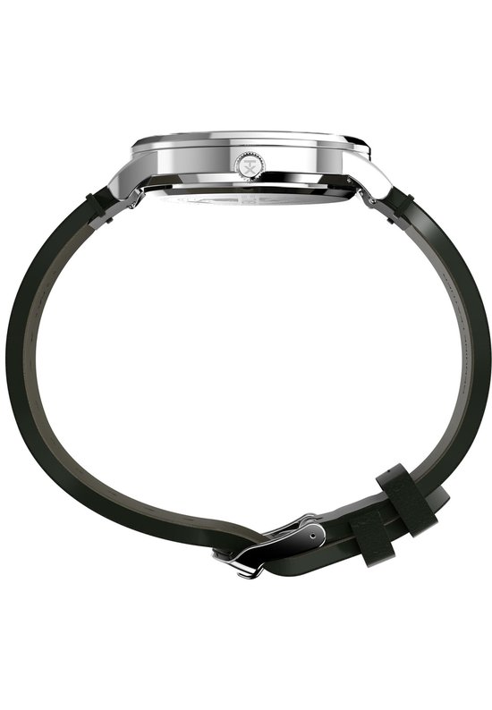 Montre analogique à quartz Classic Timex Waterbury Boîtier : 100 % acier inoxydable | Bracelet : 100% cuir 40 TW2W50500AJ